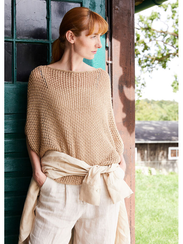 Lana Grossa PULLOVER Landlust Sommerseide - Strikkeoppskrift (SE)