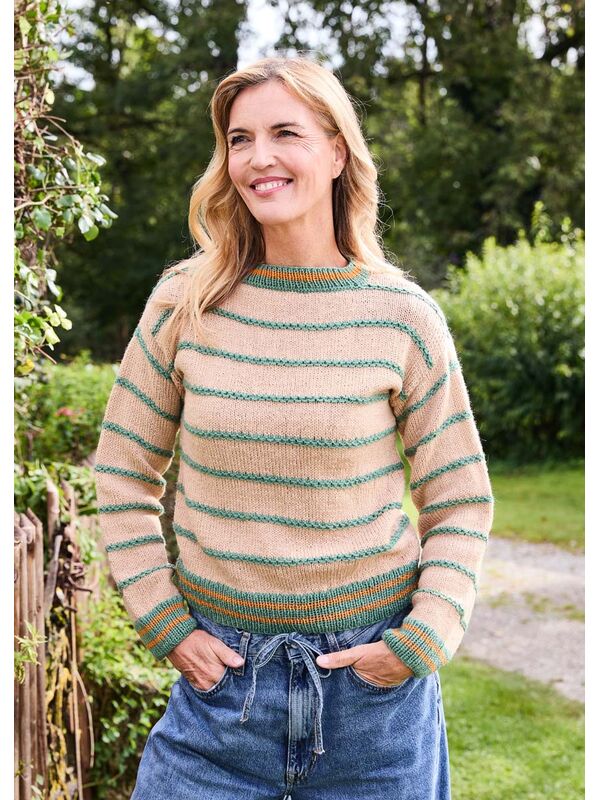 Lana Grossa PULLOVER Landlust Alpaka Merino 160 - Strikkeoppskrift (NO)