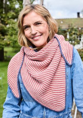 TREKANTSKJERF Landlust Alpaka Merino 160 - Strikkeoppskrift (NO) fra Lana Grossa