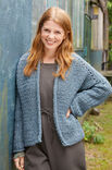 Lana Grossa CARDIGAN Landlust Winterwolle - Strikkeoppskrift (SE)