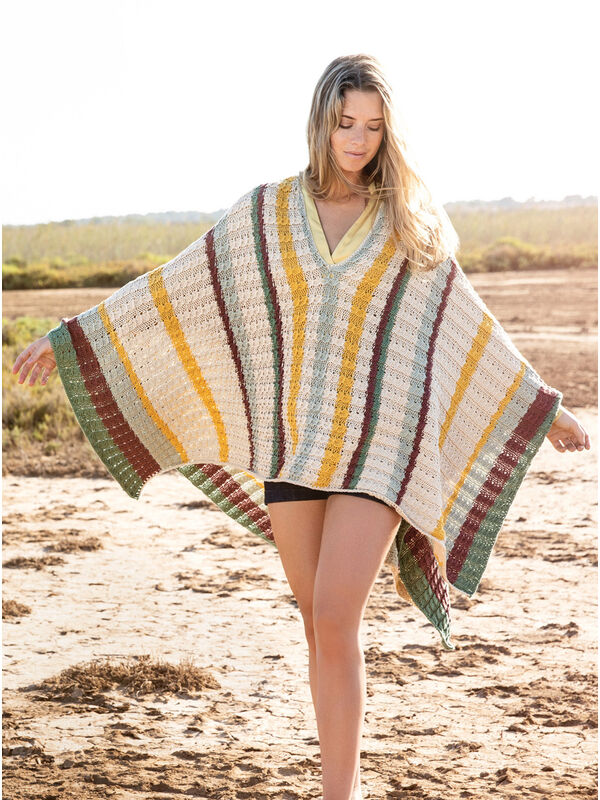 Lana Grossa PONCHO Organico - Strikkeinstruksjoner (NO)