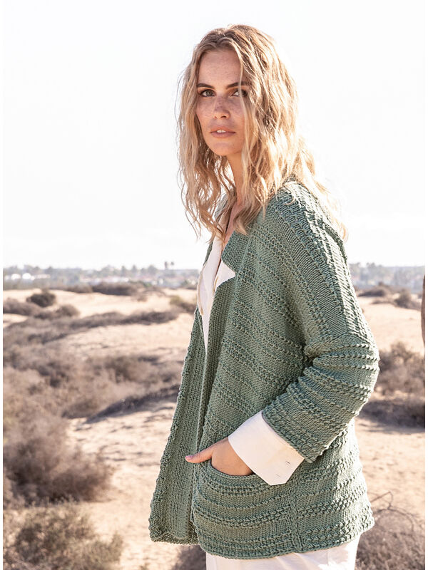 Lana Grossa CARDIGAN Organico - Strikkeoppskrift (NO)