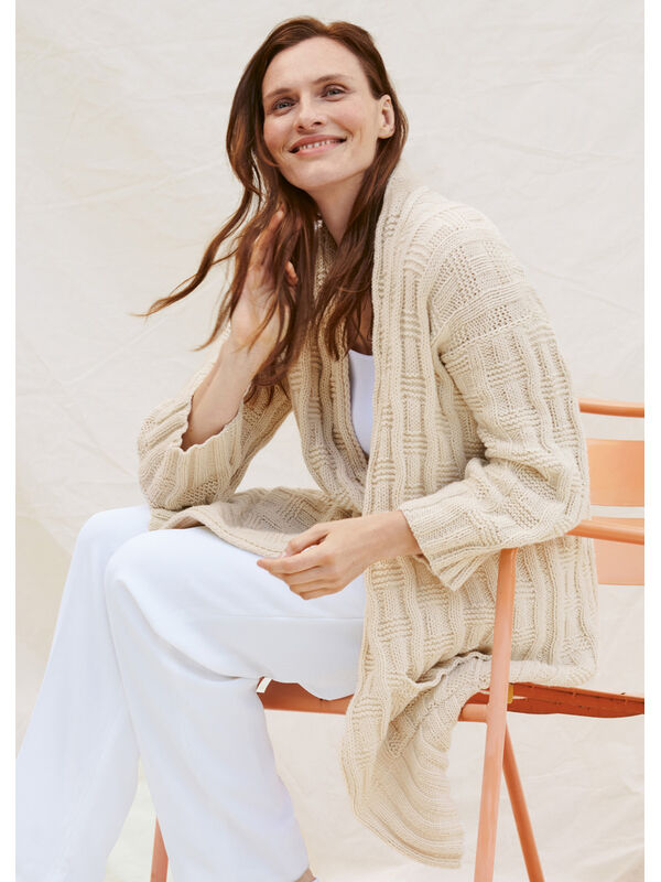 Lana Grossa CARDIGAN Fourseason - Strikkeoppskrift (DK)