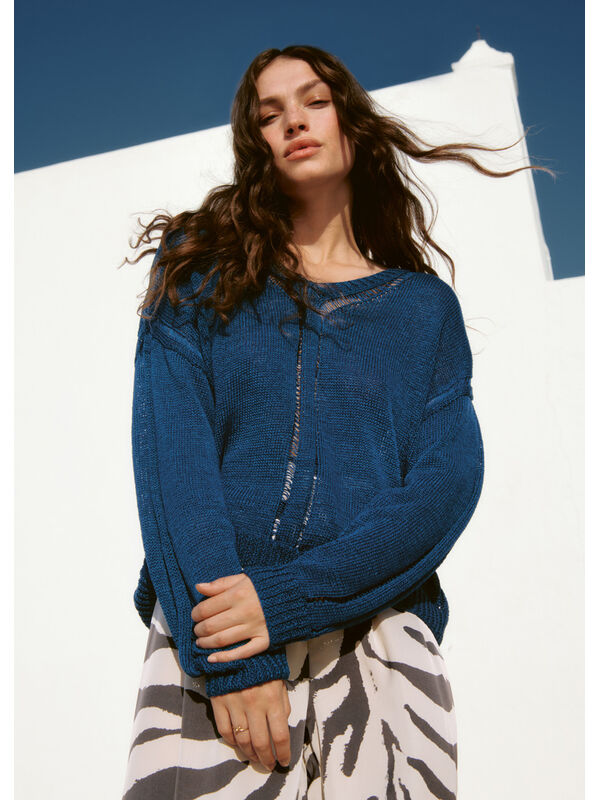 Lana Grossa PULLOVER Nastrino - Strikkeoppskrift (NO)