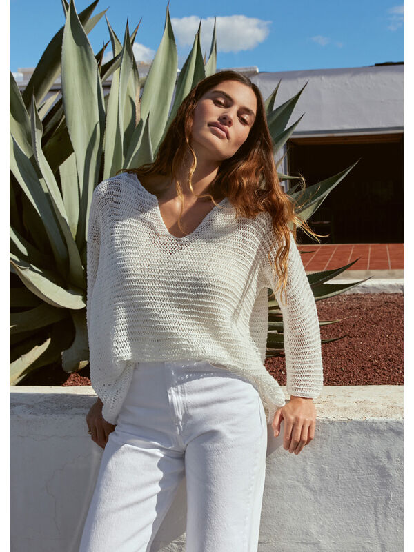 Lana Grossa PULLOVER Linissimo - Strikkeoppskrift (NO)