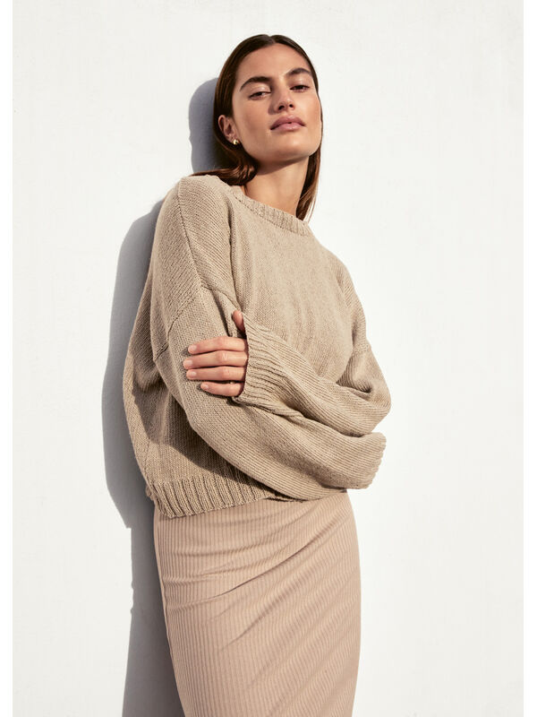 Lana Grossa PULLOVER Linissimo - Strikkeoppskrift (SE)