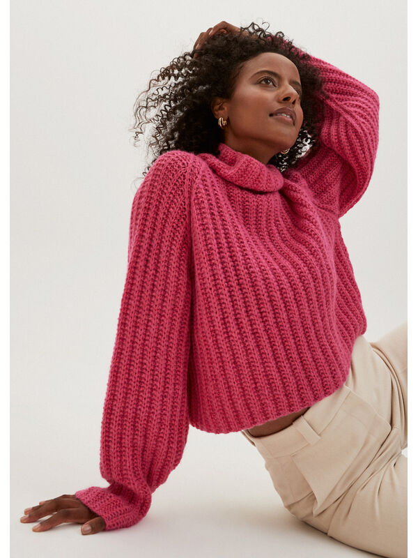 Lana Grossa PULLOVER Brigitte No. 2 - Strikkeoppskrift (DK)