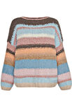 Lana Grossa PULLOVER Lala Berlin Lovely Cotton & Lala Berlin Furry - Strikkeoppskrift (DK)