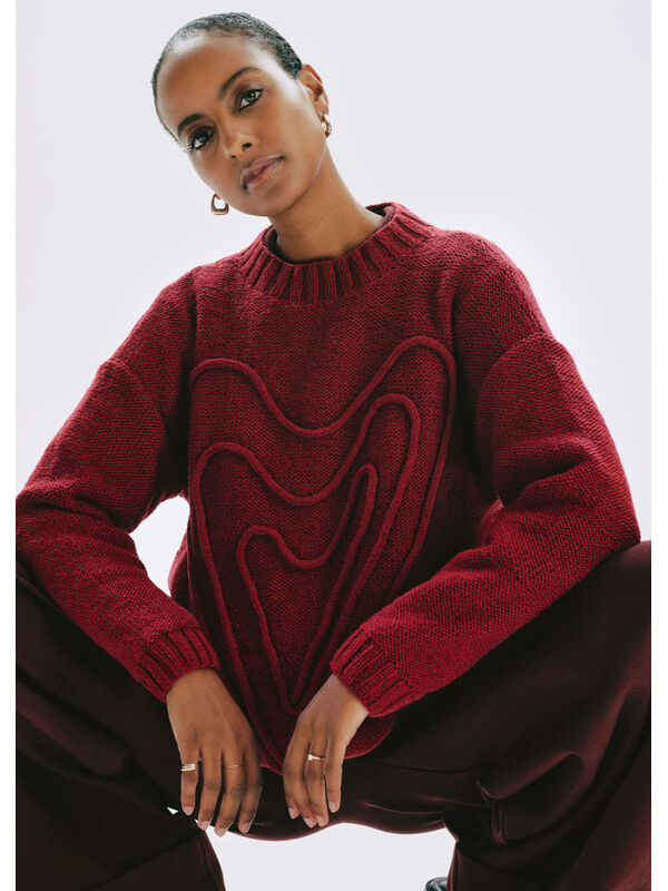 Lana Grossa PULLOVER Cool Merino - Strikkeoppskrift (SE)
