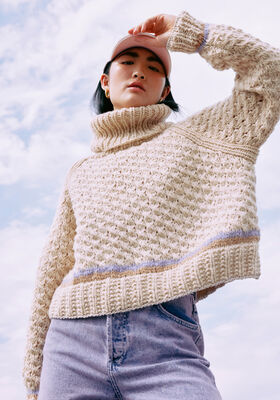 PULLOVER Lovely Cotton (lala Berlin) & Brillino - Strikkeoppskrift (SE) fra Lana Grossa