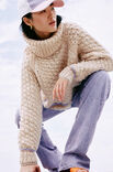 Lana Grossa PULLOVER Lovely Cotton (lala Berlin) & Brillino - Strikkeoppskrift (SE)