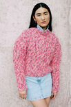 Lana Grossa PULLOVER Brushy Print (lala Berlin) - Strikkeoppskrift (SE)