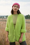Lana Grossa CARDIGAN Silkhair - Strikkeoppskrift (SE)