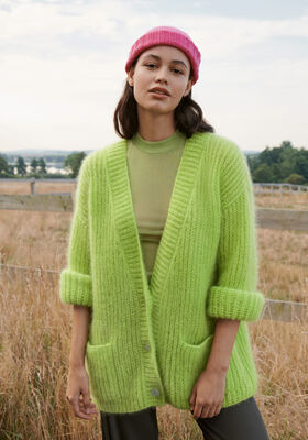 CARDIGAN Silkhair - Strikkeoppskrift (SE) fra Lana Grossa