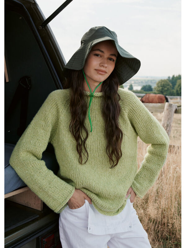 Lana Grossa PULLOVER Lovely Cotton (lala Berlin) - Strikkeoppskrift (SE)