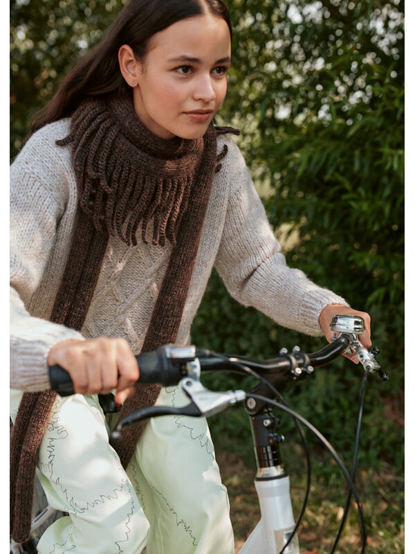 Lana Grossa SJAL Alta Moda Alpaca & Silkhair - Strikkeoppskrift (SE)