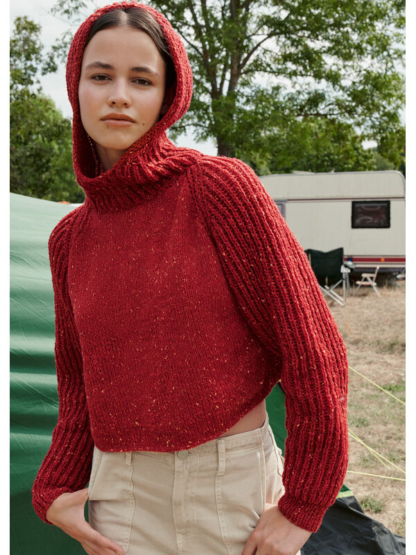 Lana Grossa PULLOVER Landlust Soft Tweed 180 - Strikkeoppskrift (SE)
