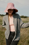 Lana Grossa CARDIGAN Landlust Soft Tweed 180 - Strikkeoppskrift (SE)