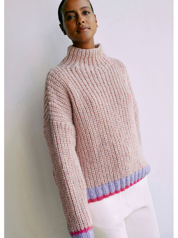 Lana Grossa PULLOVER Lala Berlin Lovely Cotton - Strikkeoppskrift (SE)