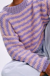 Lana Grossa PULLOVER Lala Berlin Flamy & Lala Berlin Lovely Cotton - Strikkeoppskrift (SE)