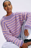 Lana Grossa PULLOVER Lala Berlin Flamy & Lala Berlin Lovely Cotton - Strikkeoppskrift (SE)