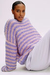 Lana Grossa PULLOVER Lala Berlin Flamy & Lala Berlin Lovely Cotton - Strikkeoppskrift (SE)