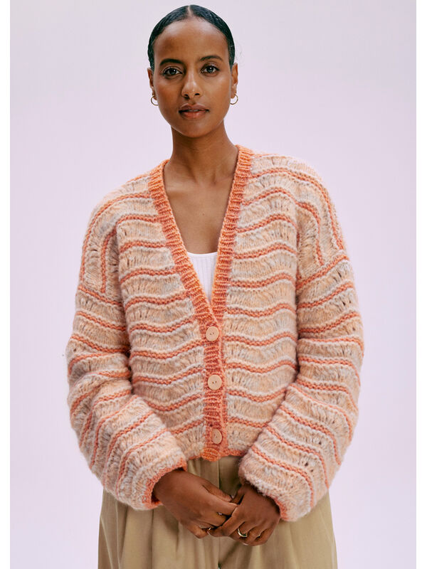 Lana Grossa CARDIGAN Lala Berlin Smoothy & Lala Berlin Lovely Cotton - Strikkeoppskrift (SE)
