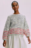 Lana Grossa RAGLAN-PULLOVER Lala Berlin Smoothy - Strikkeoppskrift (NO)