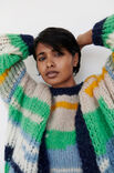 Lana Grossa CARDIGAN Mohair Moda  - Strikkeoppskrift (DK)