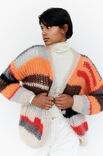 Lana Grossa CARDIGAN Mohair Moda  - Strikkeoppskrift (DK)