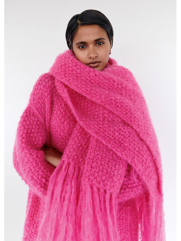 Lana Grossa SJAL Mohair Moda - Strikkeoppskrift (DK)