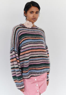 PULLOVER Silkhair - Strikkeoppskrift (SE) fra Lana Grossa