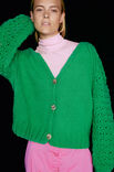 Lana Grossa RAGLANCARDIGAN Merino Cardato - Strikkeoppskrift (SE)