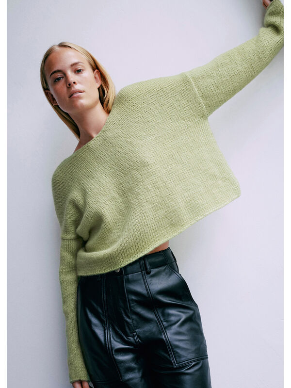 Lana Grossa PULLOVER Brigitte No. 2 - Strikkeoppskrift (SE)