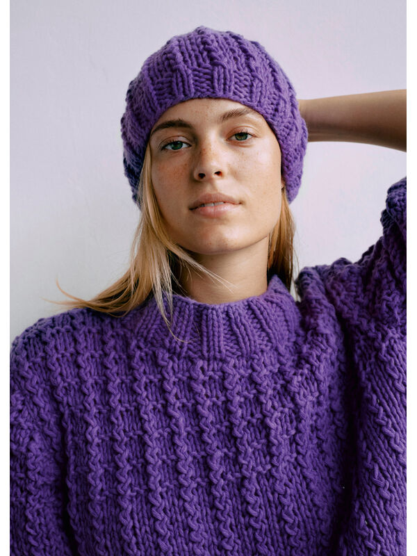 Lana Grossa LUE Merino Cardato - Strikkeoppskrift (SE)