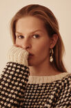 Lana Grossa KORT PULLOVER Brigitte No. 2 - Strikkeoppskrift (DK)