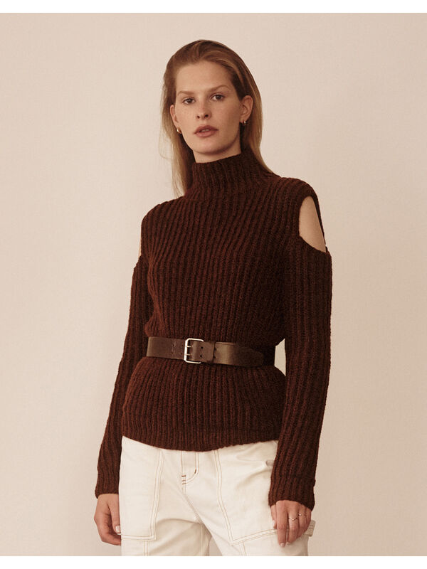 Lana Grossa PULLOVER Alta Moda Alpaca - Strikkeoppskrift (DK)