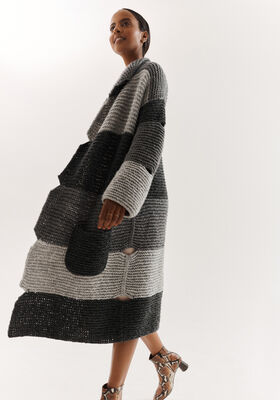 LANG JAKKE Lala Berlin Lovely Cotton  - Strikkeinstruksjoner (DK) fra Lana Grossa