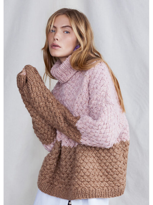 Lana Grossa PULLOVER Lala Berlin Lovely Cotton  - Strikkeoppskrift (DK)