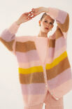 Lana Grossa CARDIGAN Brigitte No. 3 - Strikkeoppskrift (DK)