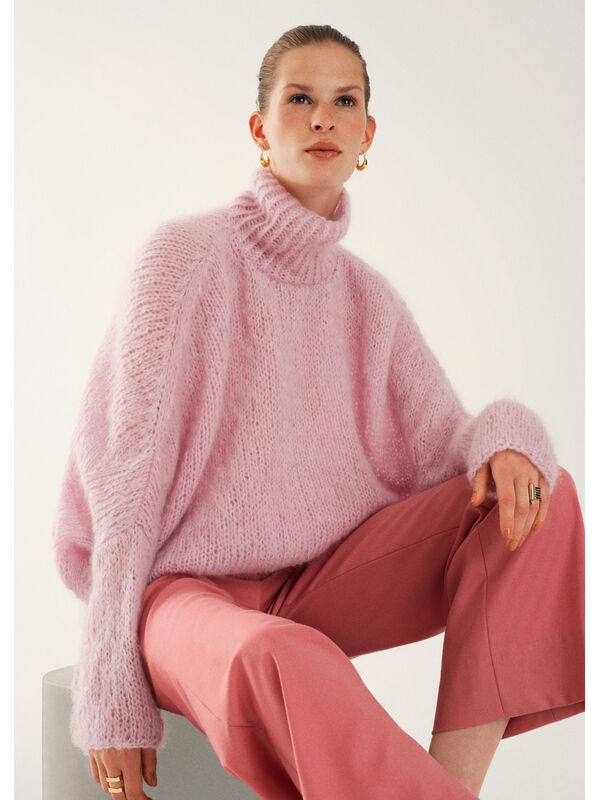 Lana Grossa PULLOVER Brigitte No. 3 - Strikkeoppskrift (DK)