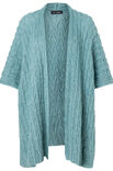 Lana Grossa PONCHO-SJAL LIFFEY Ecopuno & Silkhair - Strikkeoppskrift (DK)