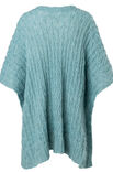 Lana Grossa PONCHO-SJAL LIFFEY Ecopuno & Silkhair - Strikkeoppskrift (DK)
