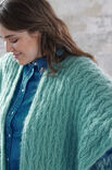 Lana Grossa PONCHO-SJAL LIFFEY Ecopuno & Silkhair - Strikkeoppskrift (DK)