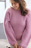 Lana Grossa SWEATER CAMILLE Size Plus - Silkhair - Strikkeoppskrift (DK)