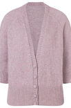 Lana Grossa CARDIGAN JOLENE Size Plus - Ecopuno & Silkhair - Strikkeoppskrift (DK)