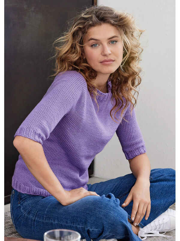 Lana Grossa SWEATER TAR Puro Vegano - Strikkeoppskrift (DK)