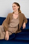 Lana Grossa JAKKE Cashmere Kiss - Strikkeoppskrift (DK)