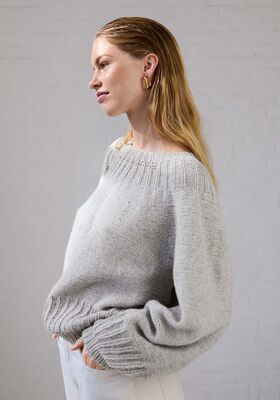 PULLOVER Cashmere Kiss - Strikkeoppskrift (SE) fra Lana Grossa