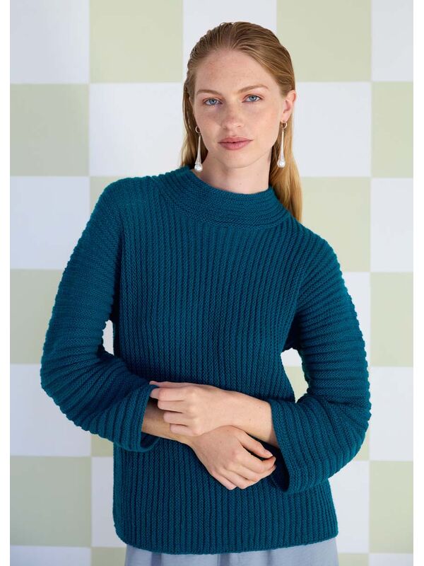 Lana Grossa PULLOVER Cashmere Pure - Strikkeoppskrift (SE)